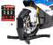 ConStands Easy Plus - Motorradwippe inklusive 4-Fach Spanngurt-Set für Anhänger | Zurrschlaufen Radhalter Radklemme