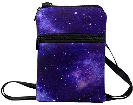 KOSTOO Handy-Tasche - Kleine nette Frauen Umhängetasche Handy-Portemonnaie Tasche mit Schulterriemen für iPhone X/XR / 8/8 Plus / 7/7 Plus und Samsung (Violett)