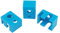 3Wthings - Confezione da 3 calze in silicone per stampanti 3D E3D V6 PT100 Hotend/Heizblock, E3D V6 PT100, Blu, 3