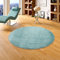 Snapstyle Hochflor Velours Teppich Luna Mintgrün Rund in 7 Größen
