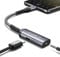 JSAUX Adaptateur USB C Jack de Casque 3,5mm et Chargeur Supporte Audio et Charge Rapide 60W PD Compatible avec iPhone 15 Pro Max/15 Pro/15, Galaxy S23/S22/S21, iPad Pro, Huawei P40/P30/Mate 40 -Gris