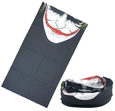 MOSELLE | Bandana Tuch mit Motiv, Multifunktionstuch aus Polyester, Schal, Halstuch Damen, 25 x 50 cm | Joker