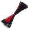 Breadboard Jumper Wires 20AWG, Bestlus Exclusives Male to Male Jumper Wires 6''/15CM Pack of 120 Square Head 0.1'' (15CM / 6'', M/M, Red x 60 pieces Black x 60 pieces)