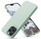 OitiYaa Silicone Case Compatible with iPhone 14 Pro Max Case 6.7 Inch, Soft Ultra Slim Protective Shockproof Liquid Silicone Phone Case with Anti-Scratch Microfiber Lining,Mint Green
