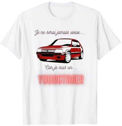 dscteamy Je ne serai jamais vieux, youngtimer, gti T-Shirt Blanc Homme S