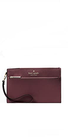 Kate Spade Staci Geldbörse, Leder, mittelgroß, Deep berry, Armband