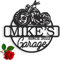Personalisiertes Motorrad mit Name, Blechschild Garage aus Metall, Geschenk-Idee für Motorrad-Fans, Geburtstagsgeschenk für Männer, Vatertagsgeschenk für Papa & Opa, Metallschild, Türschild Dekoration
