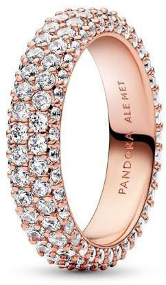 PANDORA Timeless Pavé Double-row Ring 182629C01-50