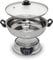 Remo - Poêle à fondue électrique - 2 compartiments - 4,5 litres - Ø30cm - Hotpot électrique - 2 compartiments séparés