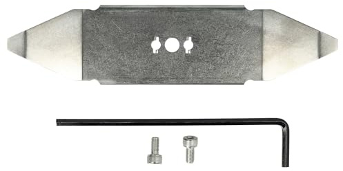 vhbw Ersatz-Messer kompatibel mit Wolf-GARDEN Loopo S150 | Loopo S300, Loopo S500 Rasenmäher - Ersatzklinge Silber, Edelstahl