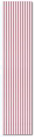 KAISER plastic® Akustikpaneele | Farbe: Pink/Weiß | Wandpaneele im Format 240 x 60 cm | Lamellenwand in Pastellfarbe | moderne Wandverkleidung (240 x 60 cm - 4 Stk.)