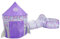Benebomo Tienda campaña Infantil niña, Tunel de Juego Infantil, Tienda para bebés 3 en 1 con túnel y Piscina de Bolas, Casitas Infantiles Tela