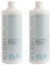 Klemerlain Agua Oxigenada en Crema Estabilizada 20 Volúmenes 6%, Oxidante para Coloración Capilar Permanente y Decoloración. Formulación Vegana. Uso Profesional. Pack de 2 Uds de 1L