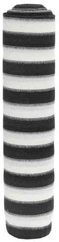 vidaXL Zaunblende Anthrazit und Weiß 1x50 m HDPE 75 g/m²
