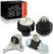 Frankberg 4x Motorlager Kompatibel mit S60 I 384 2.4 D5 2.4 D 2001-2010 S80 I TS XY 2.4 D5 2.4 D 2001-2006 V70 II SW 2.4 D5 AWD 2.4 D5 2002-2007 Replace# 30680770