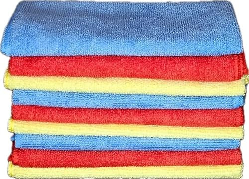 Microfiber Cleaning Cloths, Pack of 12.