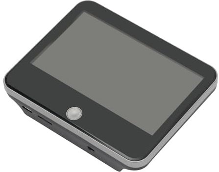 JAYEUW Timbre visual con vídeo inalámbrico, cámara de mirilla con cámara gran angular de 140°, visión nocturna PIR, batería integrada de 4000 mAh, 1,3 megapíxeles DP2C