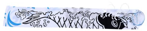 Yardenfun 1 Stück Dekorative Japanische Karpfen Windsock Japanische Sanftle Breeze Fish Flagge
