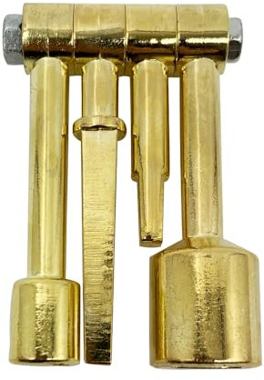 IRSCorp Clé à Molette 4 en 1 Clé Universelle Pour Armoires De Commande Multifonction Clé En Croix Universelle électriques Clé d'ascenseur