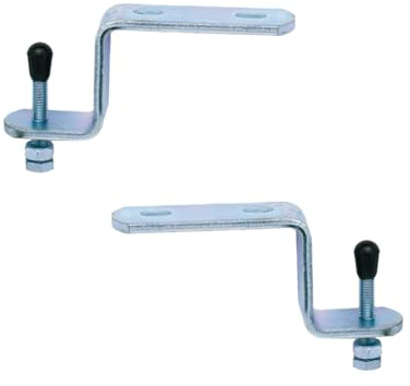 RAM - Kit de fixation facile - Kit de 2 attaches contre-coudées pour fixation lavabo -