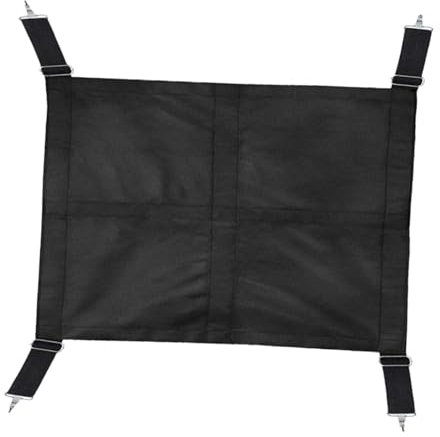 Amagogo Horses Stall Guard Adjustable Equestrian Accessories with Mesh Horses, Goats, Cows Mesh Stall Doors for Horses with Hooks