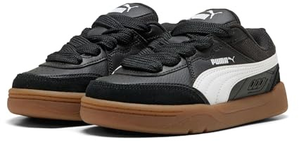 PUMA Park Lifestyle SK8 PS Sneaker, Black White, 32.5 EU