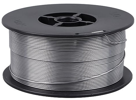Flux MIG - Alambre de soldadura MIG de 1,0 mm, acero al carbono, autoprotector, 1 kg para soldadura de gas
