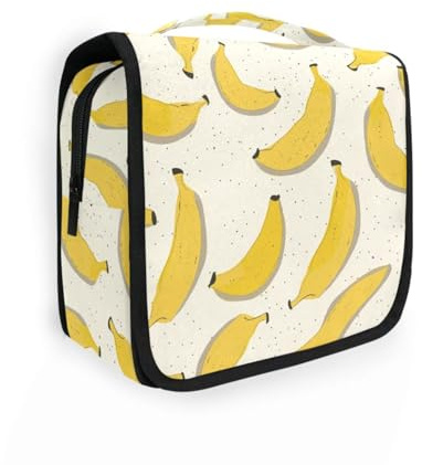 Jolie trousse de toilette de voyage avec crochet de suspension avec compartiments et poignée