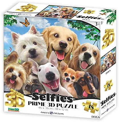 Howard Robinson Selfies Super 3D Puzzles Dogs