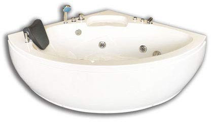 BAIGNOIRE MASSANTE ANGLE Model Dubai 135 x 135 cm BALNEO BAIN TOURBILLON SPA