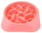 BESTOO Gamelle d'alimentation Lente pour Chien Slow Feeding Conception Anti-dérapante Fun Interactive Nourrir Les Chiens (Rose-2)