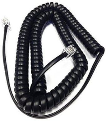 Der Serie VoIP Lounge 12 ft Schwarz Telefonhörer Schnur für Grandstream GXP IP-Telefon 2170 2160 2140 2135 2130 1760 1780 1782 1630 1628 1610 1615 1160 1105 1100