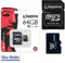 KAV Carte mémoire Micro SD pour Performance V10 Micro SDHC avec adaptateur SD pour tablette Samsung Galaxy Tab S4 10.5 SM-T830/SM-T835, A 10.5 SM-T590/SM-T595, Active2 8.0 SM-T395