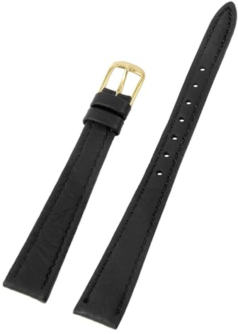 Excellanc Unisex-Ersatzarmband Leder Dornschließe 12 mm 8000305