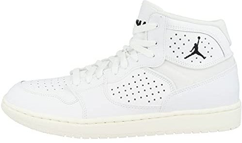 Nike Jordan Access, Sneaker a Collo Alto Uomo, Multicolore (White/White/Pale Ivory/Metallic Gold 100), 44 EU
