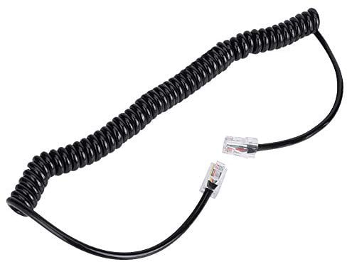 RJ45 8 Pin Microphone Cable, Replacement Microphones Mic Cable Cord Wire, Slingshot Hand Microphone HM-98 HM-133 Cable for Walkie Talkie