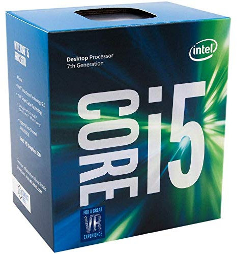 Processeurs Intel BX80677I57400 7e génération Core pour ordinateur de bureau (reconditionnés) Processeur seulement taille unique Noir