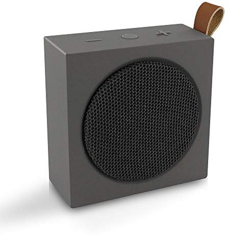 Metronic 477097 - Altavoz XtraColor inalámbrico TWS (True Wireless) estéreo, Bluetooth, micrófono Integrado, Reproductor microSD. Potentes Bajos mejorados y batería hasta 15 Horas. Gris