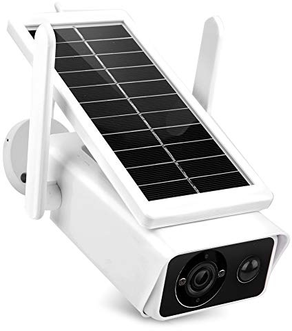 1080P Solarbetriebene IP-Kamera, Weaterproof Überwachungskamera, Unterstützung der WiFi/AP-Hotspot-Verbindung, mit IR-Bewegungserkennunggeringem Stromverbrauch +