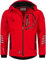 Arctic Seven Herren Softshell Jacke Funktionsjacke Outdoor Regenjacke Atmungsaktiv Fleece Innenfutter AS301 [AS-301-Rot-Schwarz-Gr.S]