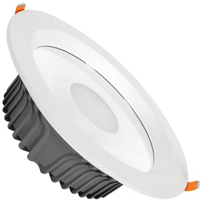 LEDKIA LIGHTING LED Downlight Einbaustrahler 30W Rund AERO COB Ausschnitt Ø 200 mm 4000K Neutralweiß