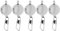 Trout Master Piloten mit Karabiner zum Forellenangeln Swivel Snap Pilot, Durchmesser/Farbe:16mm / White