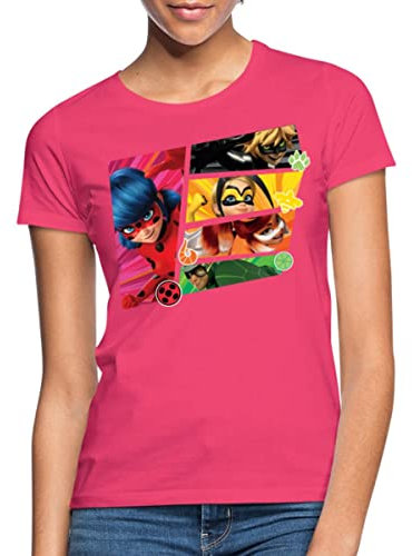 Spreadshirt Miraculous Superhelden Frauen T-Shirt, XL, Azalea