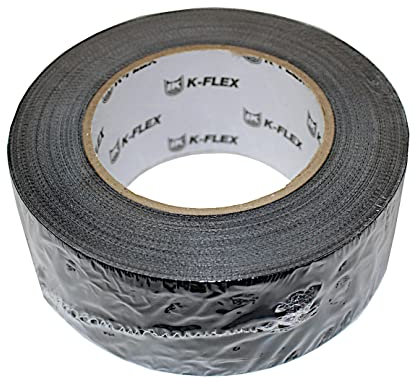 KAUFDAS 50lfm K-FLEX CLOTH DUCT SCHWARZ Gewebeband Panzer-Tapes Panzerband PE-Gewebe-Klebeband