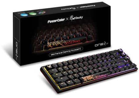 PowerColor USB-C x Ducky One 2 SF RGB Mechanical Keyboard with Kailh Brown Switches