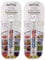 RYSON 2 Pack Fridge & Freezer Thermometer Kitchen Tool REFRIGERATORS Temperature Coloured