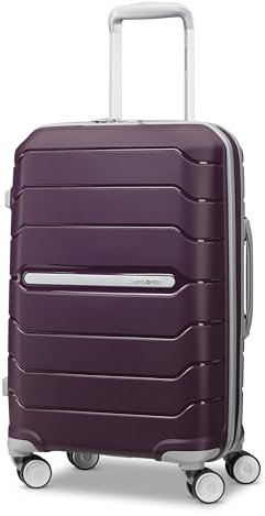 Samsonite Freeform Hardside Erweiterbar mit doppelten Spinnrollen, violett, Carry-On 21-Inch, Freeform Hardside Erweiterbar mit doppelten Spinnrädern