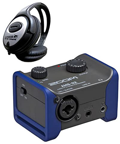 Zoom AMS-22 Audio-Interface + keepdrum Kopfhörer