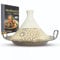 Set of Cookbook and Tagine Diameter 30 cm Moroccan Royal Tagine Tagin Ceramic Induction