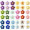 36 Stück handgefertigte Häkelapplikationen Blumen für Bastelarbeiten, Nähen, DIY, Hüte, Jacken, Rucksäcke, Jeans, Geschenkpakete, Party-Dekoration.